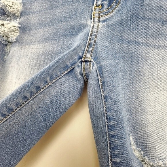 Kancan Women's Estilo Distressed Skinny Denim Blue Jeans Size 25 - Picture 5 of 7